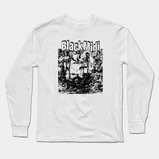 Black Midi Hellfire Post Punk Band Long Sleeve T-Shirt